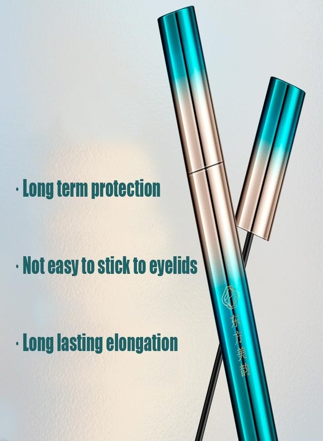 GHFCZOO Waterproof Ultra Fine Black Mascara for Short Lashes - Skinny Brush for Tiny Eyelashes, Lengthening & Thickening - Image 2